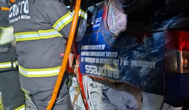 Carro capota após passar por ponte e mata jovem de 27 anos na TO-164, em Carmolândia