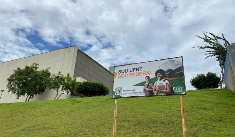 UFNT oferece 143 vagas com seleção apenas pelo histórico escolar do ensino médio