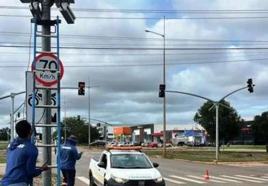 Radares de velocidade passam por aferição após reparos em Palmas