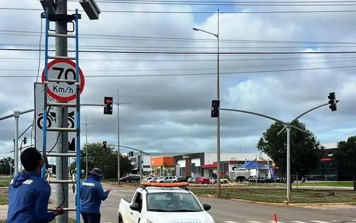 Radares de velocidade passam por aferição após reparos em Palmas