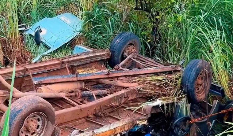 Duas pessoas morrem após capotamento em cruzamento de rodovias no sul do Tocantins