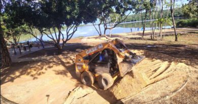 Prainha do Bertaville começa a ser revitalizada e ganha novos espaços de lazer em Palmas