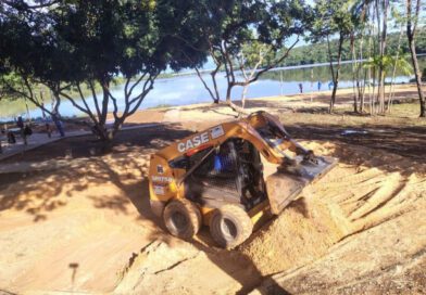 Prainha do Bertaville começa a ser revitalizada e ganha novos espaços de lazer em Palmas