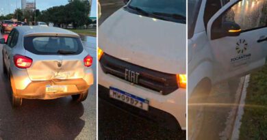 Motorista de aplicativo fica no prejuízo após ter carro atingido por veículo oficial do Estado