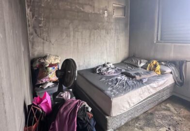 Bloco com 16 apartamentos é interditado após incêndio em prédio na 405 Norte, em Palmas