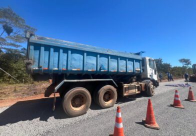 Trabalhador morre atropelado por caçamba durante serviço de recapeamento na TO-130