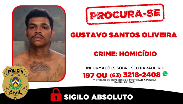 Polícia procura 5º suspeito que fingiu ser policial para matar rival com 18 tiros em Palmas