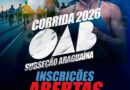 Corrida da OAB 2026 aposta em formato inédito com música ao vivo e pizza em Araguaína