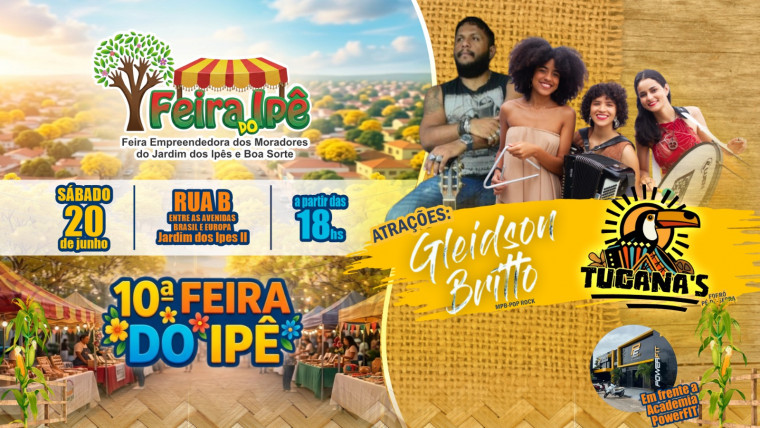 Feira do Ipê bate recorde de expositores em 2026 e fortalece pequenos negócios em Araguaína
