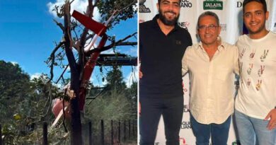 Helicóptero que caiu em fazenda era pilotado pelo pai de Henrique e Juliano: ‘só danos materiais’