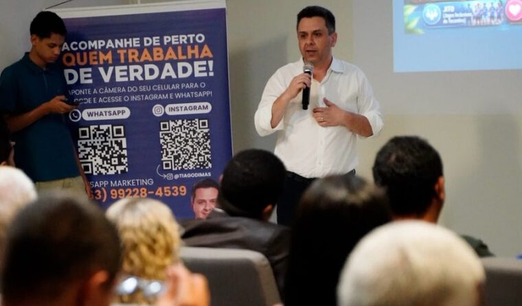 Tiago Dimas fortalece base política em Palmas e destaca mais de R$ 22 milhões enviados à capital