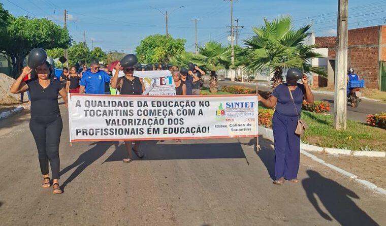 Greve dos professores se agrava e Sintet denuncia bloqueio de acesso às escolas em Arapoema