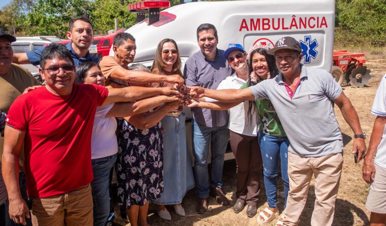 Marcus Marcelo entrega ambulância para atender 5 aldeias indígenas no norte do Tocantins