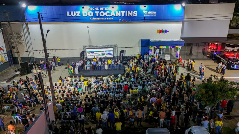 Maior creche da Região Norte do país é inaugurada em Araguaína com atendimento até 23h30