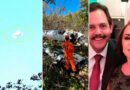 Vídeo mostra avião que levava médico e esposa sobrevoando área antes de cair no Tocantins