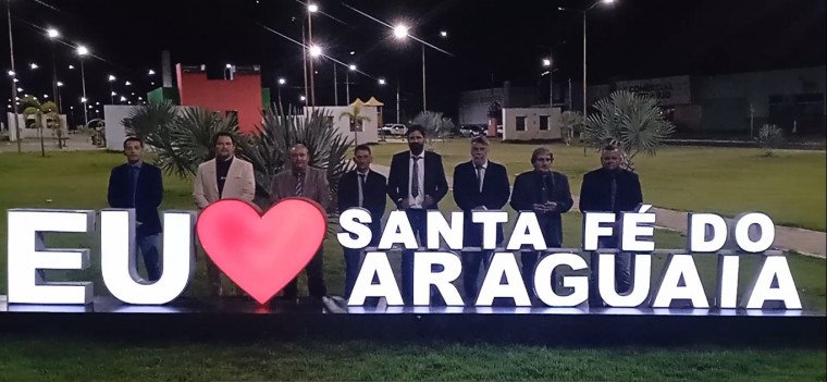 8 dos 9 vereadores Santa Fé do Araguaia declaram apoio a Professora Dorinha para o governo