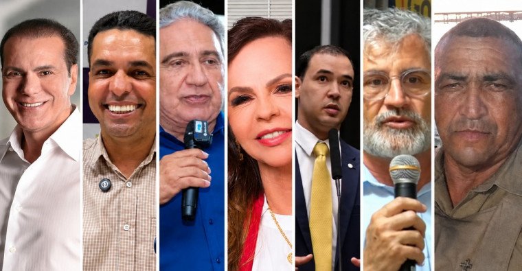 Corrida ao Palácio Araguaia: veja quem são os sete candidatos ao Governo do Tocantins em 2026