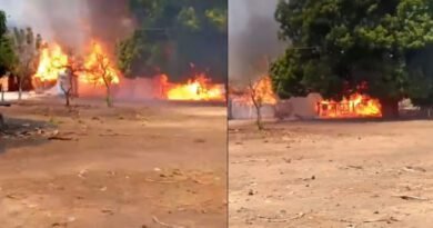Incêndio devasta aldeia na Ilha do Bananal e destrói 38 casas de famílias indígenas no Tocantins Incêndio devasta aldeia na Ilha do Bananal e destrói 38 casas de famílias indígenas no Tocantins