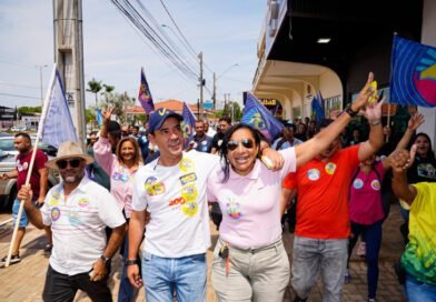 Vicentinho percorre comércio, mira indecisos e intensifica corpo a corpo às vésperas da eleição