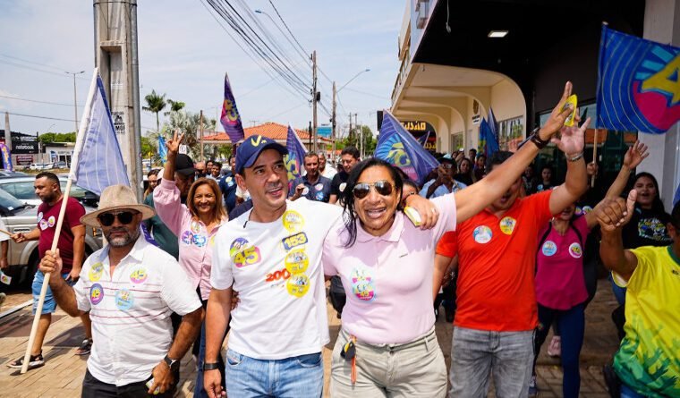 Vicentinho percorre comércio, mira indecisos e intensifica corpo a corpo às vésperas da eleição