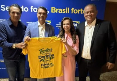 Flávio Bolsonaro agradece vitória no Tocantins e diz que Dorinha é ‘o melhor para o futuro’ do estado